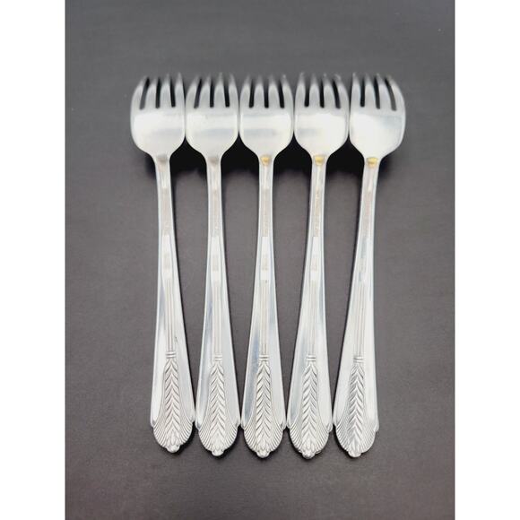 Wm. Rogers 1939 ALLURE Wheat Silver Plate Flatware 50 Pcs Set Vtg - Picture 12 of 16